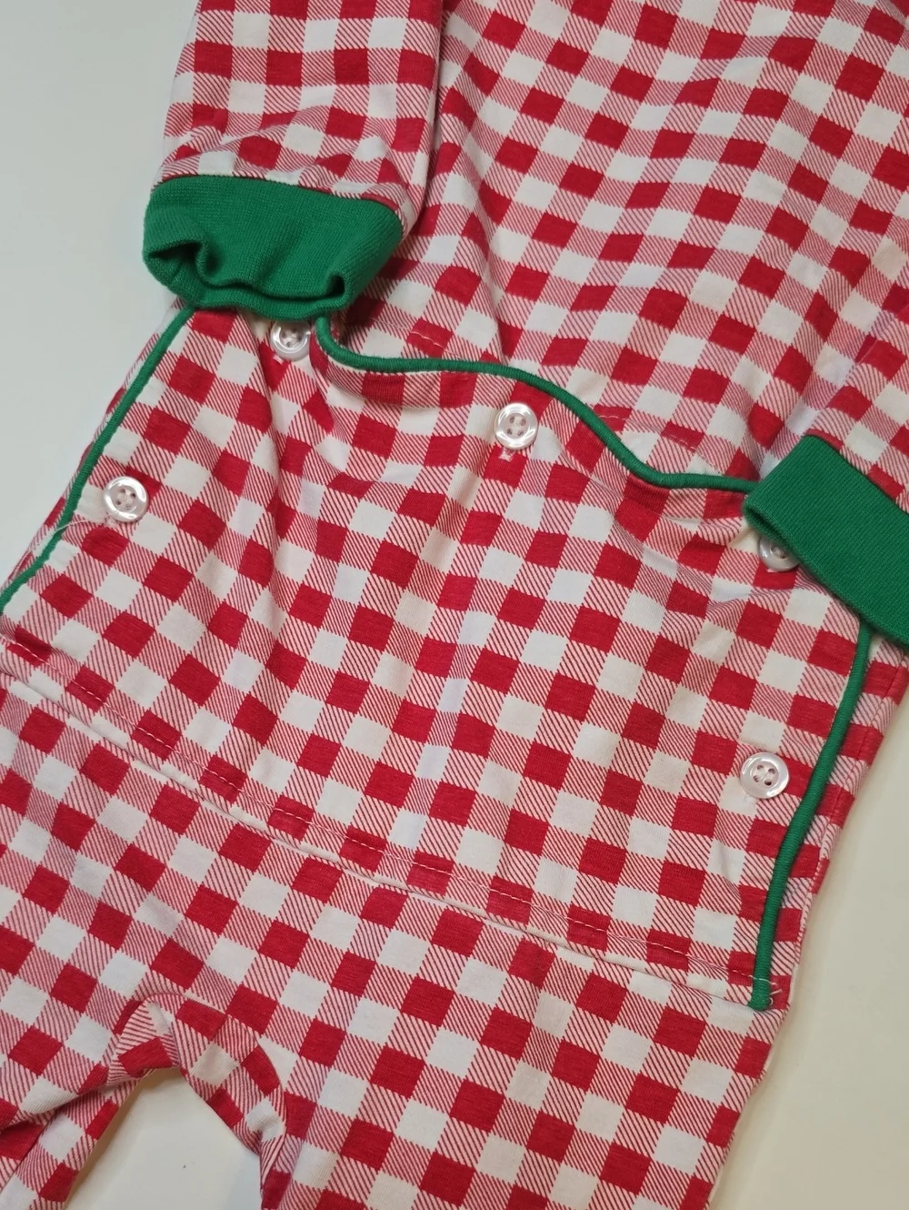 Cecil Red Gingham Holiday Pajamas